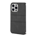 Miniatyrbilde 3 av 5: Embosset lærveske for iPhone 15 Pro Max (Svart)