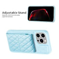 Miniatyrbillede 5 af 5: Lodret Wallet PU-etui til iPhone 15 Pro Max (Blå)
