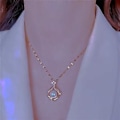 Miniatyrbillede 1 af 5: Vintage Butterfly Halskæde Kvinder Guld Rustfrit Stål Blad Slangekæder Æstetiske Charms Choker Kvinder Smykker Gave Til Mujer-xl381 ( XL380)