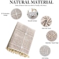 Miniatyrbilde 4 av 5: Nappe rectangulaire d'extérieur anti-taches, lavable en tissu Na