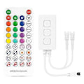 Miniatyrbild 1 av 5: SP617E SK6812 RGBW Bluetooth Musikstyrenhet Inbyggd Mikrofon LED-Ljusremsa Styrenhet WS2814 TM1824