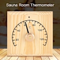 Miniatyrbild 4 av 5: Bastutermometer, 0~140℃ Basturummeter Trä Inomhus Th