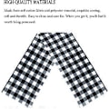 Miniatyrbillede 3 af 4: Buffalo Check Bordløber Bomuld Rød og Sort Tartan Klassisk Stilfuld Design til Familiemiddag Jul Ferie Fødselsdag (14 x 108 Tommer)
