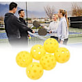 Miniatyrbillede 2 af 5: Pickleball Bolde, Gule Begynder Pickleball til Udendørs Baner