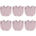 Miniatyrbild 1 av 5: Baby Muslin Bandana Drool Bibs för Pojkar och Flickor Justerbara Baby Bibs Set 6PCS för Tandspottning och Droolning Multi-Användning Scarf Bibs - Lila