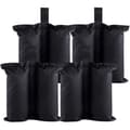 (Svart) 4-pack Gazebo viktväskor Industriell kvalitet Heavy Duty Dou