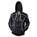 Pikkukuva 1 / 4: Avengers 4 Iron Man Cosplay -asu Tony Stark Miesten Huppari Vetoketjullinen Collegepaita Hupulliset Takit Naamiaisasu -NMAOV (4XL)