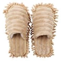 Miniatyrbillede 1 af 5: Moppesko Moppe Slippers til Rengøring Multifunktionel Gulvrengøringssko (M Beige)
