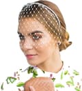 Brudslöja i fågelbur, bröllopsdiadem, möhippa, w