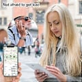 Pikkukuva 3 / 5: Huawei Tag -tyyppinen suojakotelo Bluetooth-paikantimen pidikkeelle, TPU-kotelo ja nylon-ranneke (tyyli H)