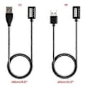 Miniatyrbilde 5 av 5: Smart Lader USB Ladingkabel Rask Lading Dock Cradle for Suunto 9/Spartan Ultra/Spartan Sport Smartklokke (Svart Trekant Hode)