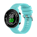 Miniatyrbillede 3 af 5: Til Garmin Forerunner 158 / 55 Twill Silikon Urrem (Søblå)
