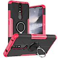 Miniatyrbilde 1 av 5: For Nokia 2.4 PC + TPU Beskyttende Etui (Rose Red)
