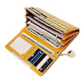 Miniatyrbilde 4 av 5: Dame Bifold Myntpung Multi-Lags Design Egnet for Reise (Svart)