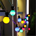 Miniatyrbillede 4 af 5: Guinguette-lysstreng 5M Multicolor IP65 - Udendørs Elektrisk Lysstreng