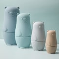 Miniatyrbillede 1 af 5: Nesting Dolls Matryoshka Silikone Tegneserie Søde Dyr Russisk Ma