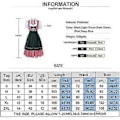 Pikkukuva 5 / 5: Naisten Oktoberfest Oluttyttö Puku Baijerilainen Perinteinen Dirndl Mekko Karnevaali (2XL Musta)