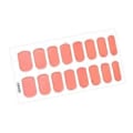 Miniatyrbilde 1 av 5: Negledekaler Negleklistremerker Ensfarget Enkel Bruk Dekor DIY Full Wraps Manikyr Tips Neglelakkstrips Neglekunst for Husholdning (Hudrosa)