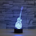 Miniatyrbild 2 av 4: Bordlampa i gitarrform, 16 färger med fjärrkontroll