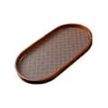 Miniatyrbilde 4 av 5: Serveringsbrett i tre, fruktfat, kopp- og krusholder, cateringbrett, tebrett, frokostbrett for stue (oval)