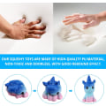Miniatyrbillede 3 af 5: Squishies Pakke 2 Stk Squishy Enhjørning Legetøj Langsomt Stigende Duftende Squ