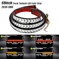 Miniatyrbillede 1 af 5: 40\" LED Lastvogn Bagklap Lys Bar Strip Bakgear Bremse Hale Flydende Blinklys ( )