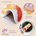 Miniatyrbilde 5 av 5: Baderomsmatter Cute Anti-Skli Barn Badematte Boho Sterk Absorberende Myk Vaskbar Baderomsmatte Gul Sopp Badematte for Badekar, Dusjrom og Bad