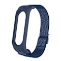 Miniatyrbilde 1 av 5: For Xiaomi Mi Band 3 / 4 / 5 Tvill 8-formet Spenne Armbånd (Kald Blå)