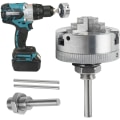 Miniatyrbillede 2 af 5: Tre-kæbet chuck - Mini-drejebænk i zinklegering Tre-kæbet chuck M12*1 Chuck Elektrisk håndboremaskine