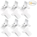 Miniatyrbilde 1 av 5: Polstrede dynetrekk klips dynetrekk klips hvite polstrede klips teppe fas