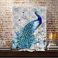 Miniatyrbild 3 av 5: 30*40cm DIY Fyrkantig Diamantmålning Full Borr Påfågel 5D Fyrkantig D