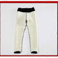 Miniatyrbillede 4 af 5: Vinter Sherpa Fleece Forede Leggings til Kvinder, Højtaljede Elastiske Tykke Cashmere Leggings Plys Varm Termisk (XXXL Sort)