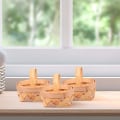 Miniatyrbilde 3 av 5: Vintage Wicker Kurv Miniatyr Kurv 12 Stykker Håndlaget Cand