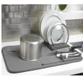 Miniatyrbilde 4 av 4: Avløpsstativ multifunksjonell tørkeplate flat avløpsmatte avløp