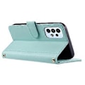 Miniatyrbild 3 av 5: Mobilfodral för Samsung Galaxy A73 5G, Rutmönster i PU-Läder, Crossbody (Stil C)