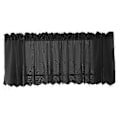 Miniatyrbillede 2 af 5: Broderede vinduesvoile gardiner, kappe, trin, pink-kappe-130x41cm (Sort-kappe-137x61cm)
