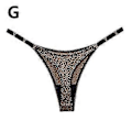 Miniatyrbild 1 av 5: Träningsunderkläder Trosor Stringtrosor Låg midja Sömlösa String Sport (M leopard)