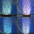 Miniatyrbillede 5 af 5: LED-akvarielys (55 mm x 20 mm), undervandsakvarielys, rund akvarieboble med automatisk