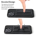 Miniatyrbillede 5 af 5: Fierre Shann Holder PU Telefonetui til iPhone 15 Plus (Sort)