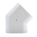 Miniatyrbillede 2 af 5: 45° Flad Buet Aircondition Dekorativ Hætte Dekorativ Rørfitting (80mm)