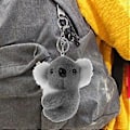 Miniatyrbillede 2 af 4: Dekorativ nøglering slidstærk taske vedhæng hængende udstoppet koala nøgletilbehør