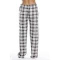 Pikkukuva 3 / 4: Naisten pyjamahousut taskuilla, pehmeät flanelliruudullinen pyjamahousut Z (S harmaa)