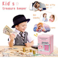 Miniatyrbilde 2 av 5: Spargris ATM Bank med Myntbeholder (Rosa)