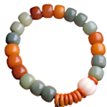 Miniatyrbild 5 av 5: Duobao Bodhi Rot Buddha Pärlor Duobao Färgad Bodhi Rot Armband D