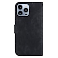 Pikkukuva 3 / 5: Prässattu nahkakotelo iPhone 13 Pro Maxille (Musta)