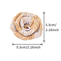 Miniatyrbillede 5 af 5: 30 stk. Burlap Blomster - Burlap Blomst - Burlap Sløjfebånd DIY