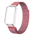 Miniatyrbillede 2 af 5: PC-etui + Nylon Loop-rem til Xiaomi Mi Band 7 Pro (Abrikos)