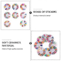 Miniatyrbillede 3 af 4: 8 æsker Polymer Ler Patches Frugt Tema DIY Patch til Smykkefremstilling