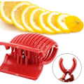 Miniatyrbillede 3 af 5: Tomatskærer, Tomatcitronskærer Frugt Cutter Løg Holder Kitc