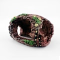 Miniatyrbillede 5 af 5: Harpiks Ugiftig Akvarium Ornament Knust Tønde Hule Landskab